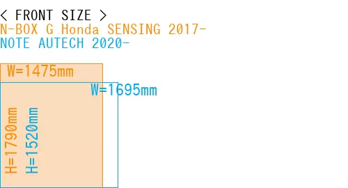 #N-BOX G Honda SENSING 2017- + NOTE AUTECH 2020-